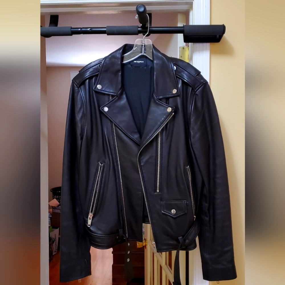 The Kooples Lambskin Leather Jacket